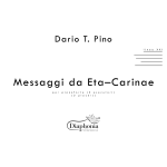 MESSAGGI DA ETA CARINAE per pianoforte (2 esecutori) [DIGITALE]